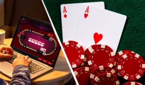 Live Poker game vs Online Poker game