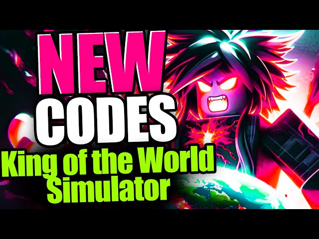 King of the World Simulator codes – free boosts